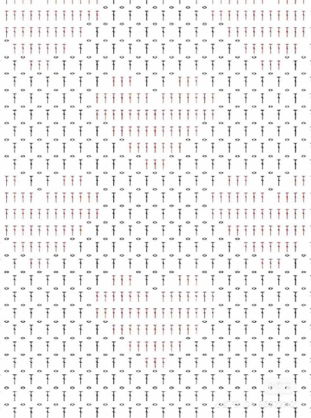 Free Crochet Pattern: Openwork Tote Bag with Colorful Lock Stitch Markers