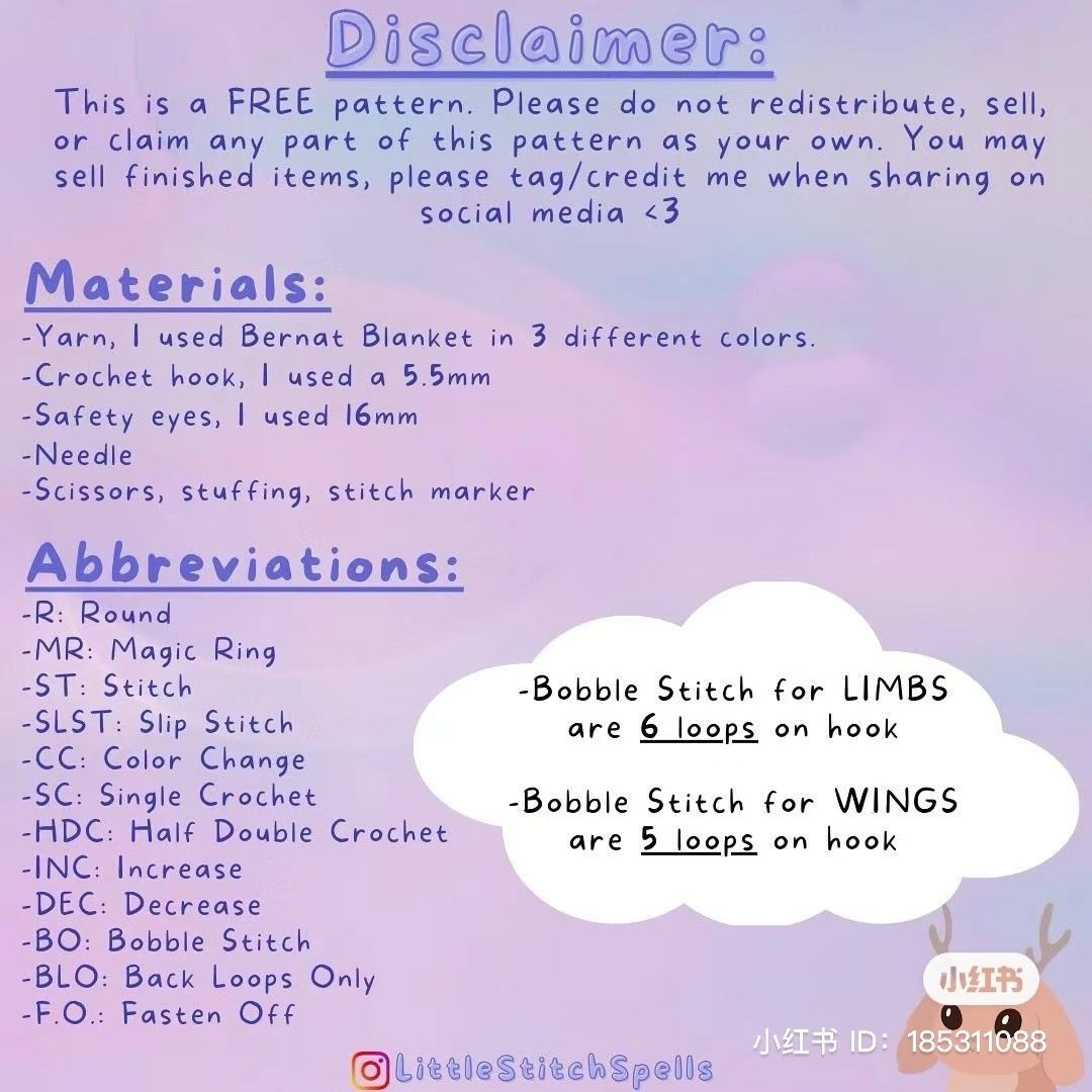 Free Crochet Pattern: Pepper the Wolpertinger Amigurumi