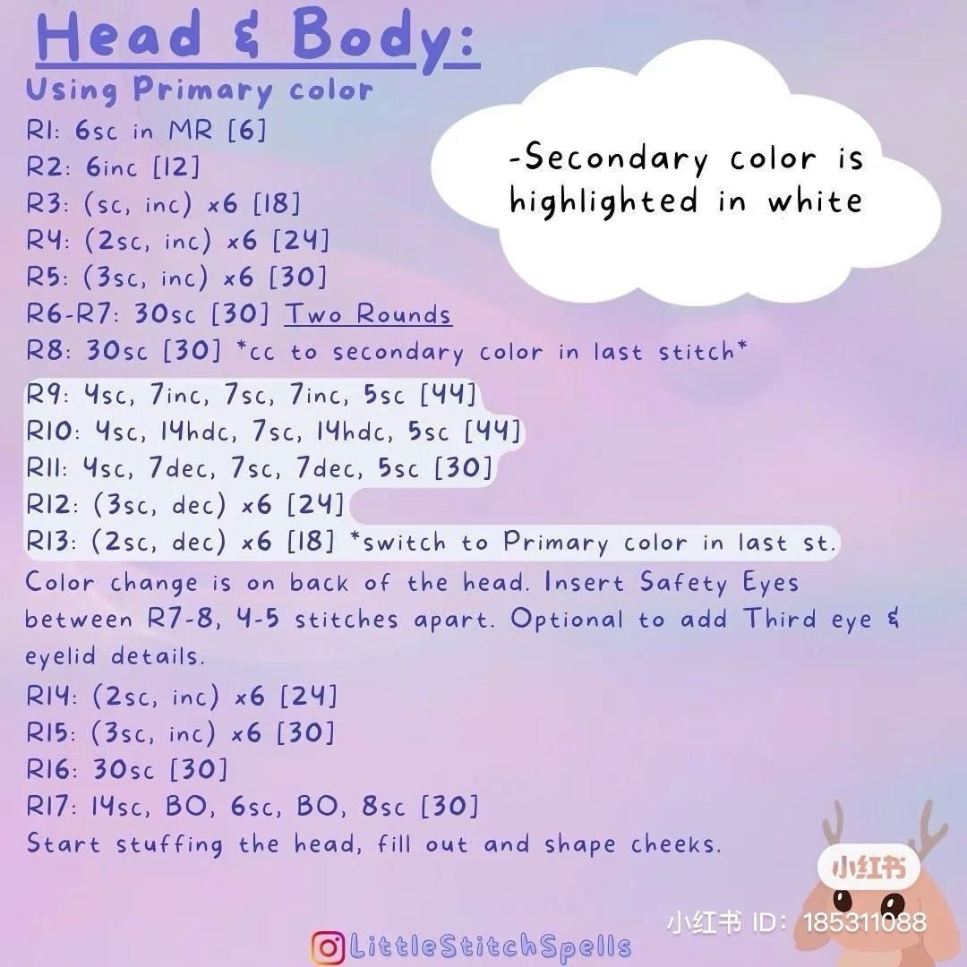 Free Crochet Pattern: Pepper the Wolpertinger Amigurumi