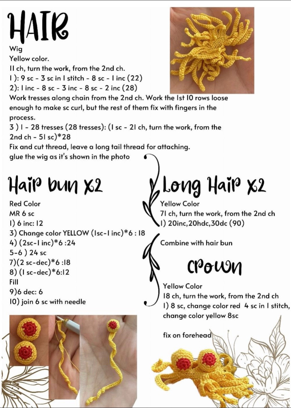 Free Crochet Pattern: Sailor Moon Amigurumi Doll