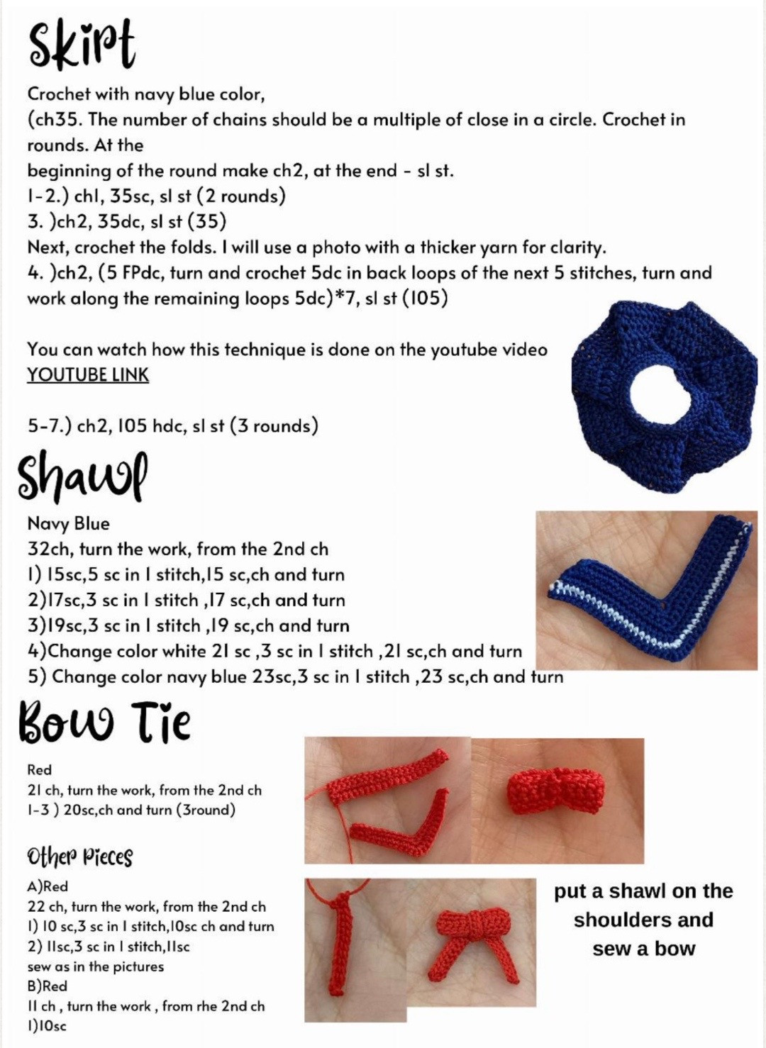 Free Crochet Pattern: Sailor Moon Amigurumi Doll