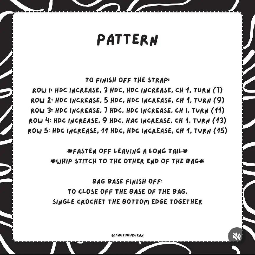 Free Crochet Pattern: Simple Black Tote Bag with Instructions