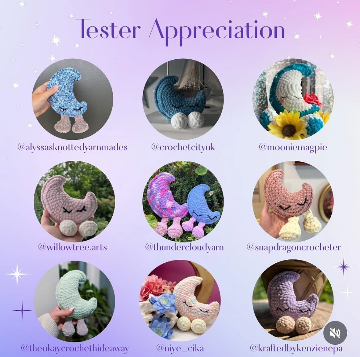 Free Crochet Pattern: Sleepy Moon Desk Buddy Amigurumi