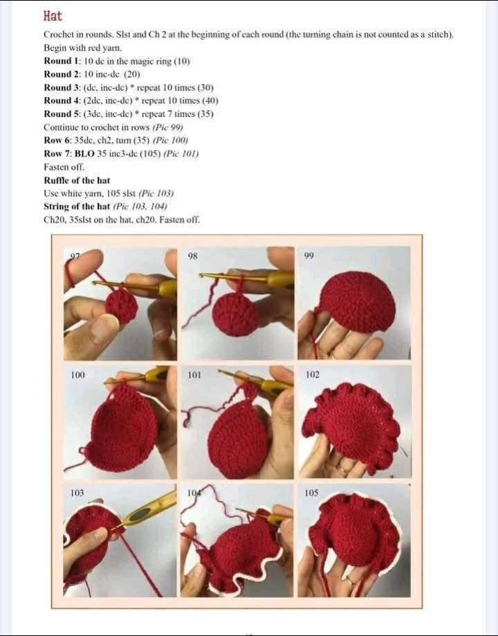 Free Crochet Pattern: Snowflake Doll Amigurumi by Moonlight Crochet