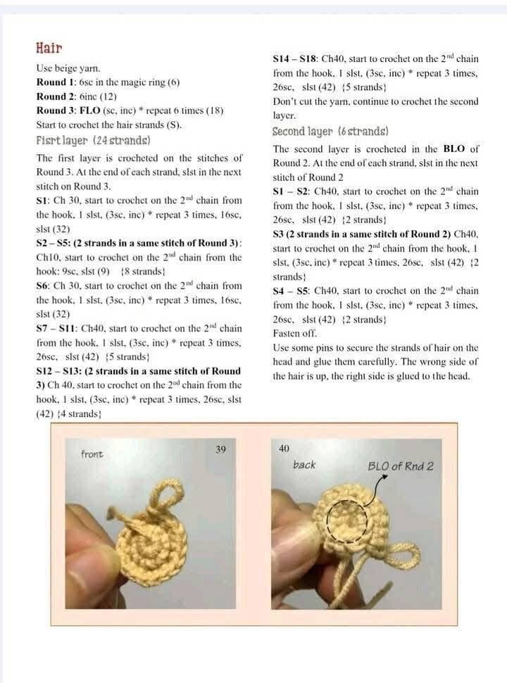 Free Crochet Pattern: Snowflake Doll Amigurumi by Moonlight Crochet