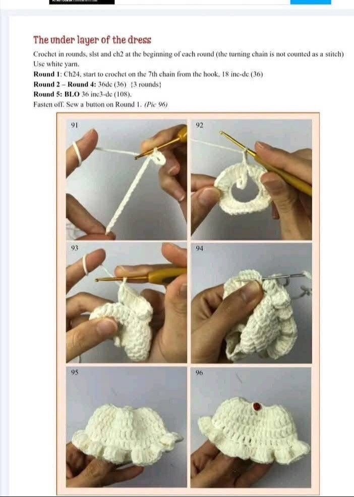 Free Crochet Pattern: Snowflake Doll Amigurumi by Moonlight Crochet