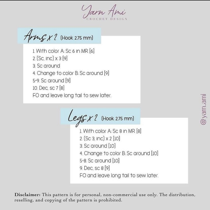 Free Crochet Pattern: Sock Monkey Amigurumi Doll