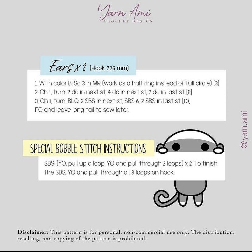 Free Crochet Pattern: Sock Monkey Amigurumi Doll