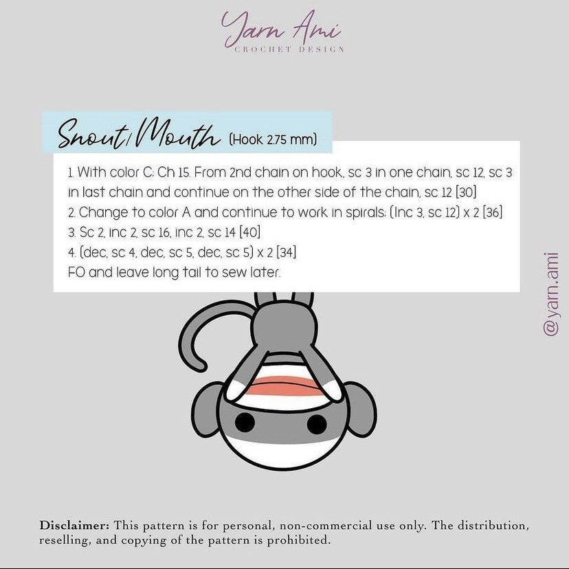 Free Crochet Pattern: Sock Monkey Amigurumi Doll