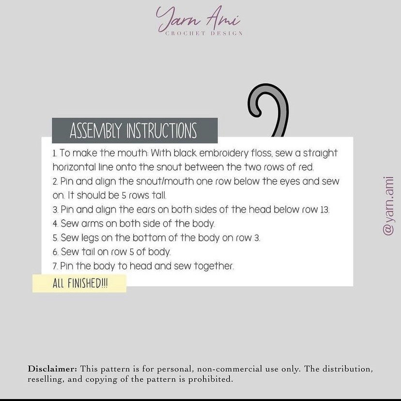 Free Crochet Pattern: Sock Monkey Amigurumi Doll