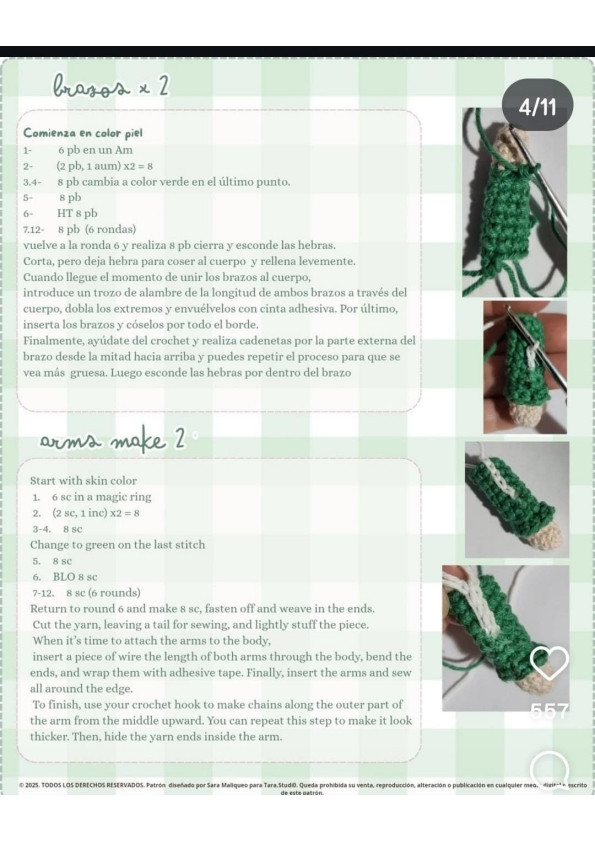 Free Crochet Pattern: Squid Game Player 456 Gi-Hun Doll