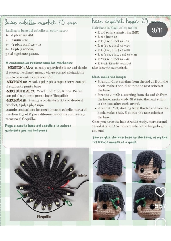 Free Crochet Pattern: Squid Game Player 456 Gi-Hun Doll