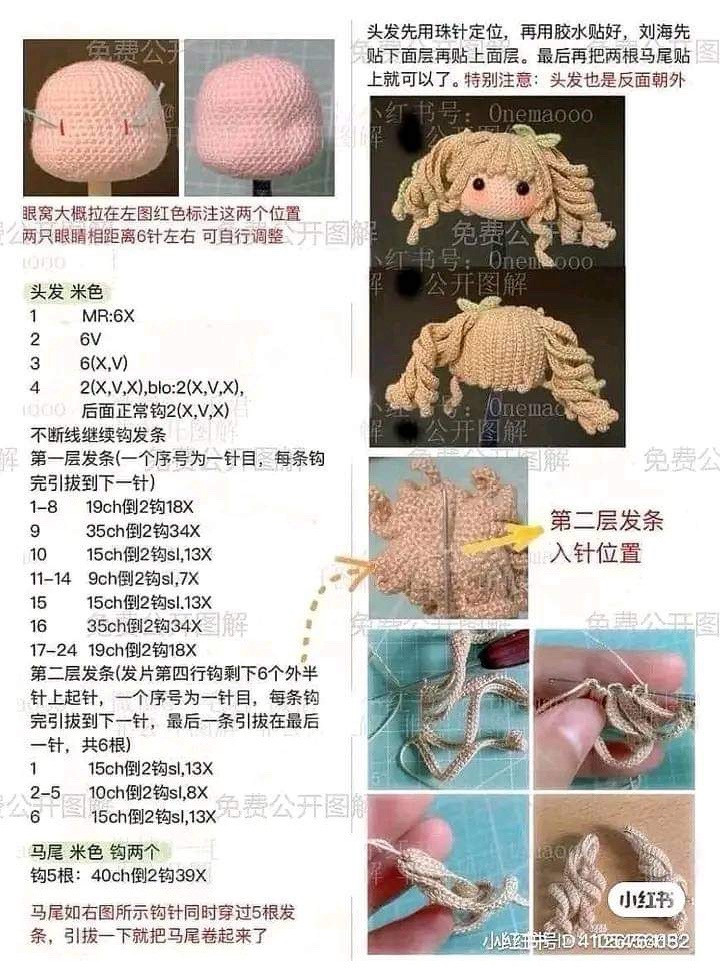 Free Crochet Pattern: Sunflower Language Doll with Detailed Chart