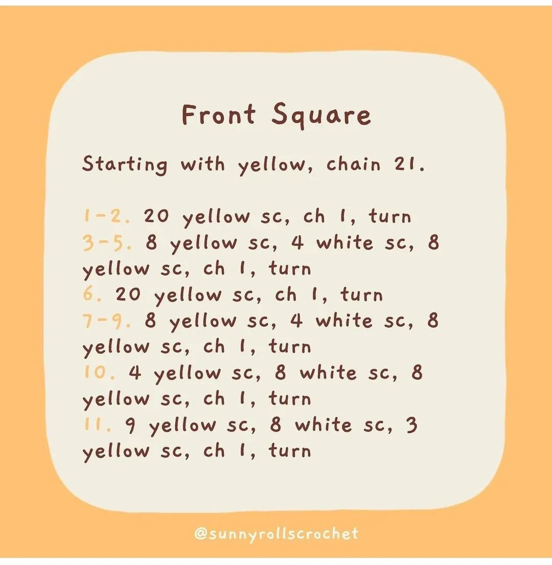 Free Crochet Pattern: Super Mario Question Block