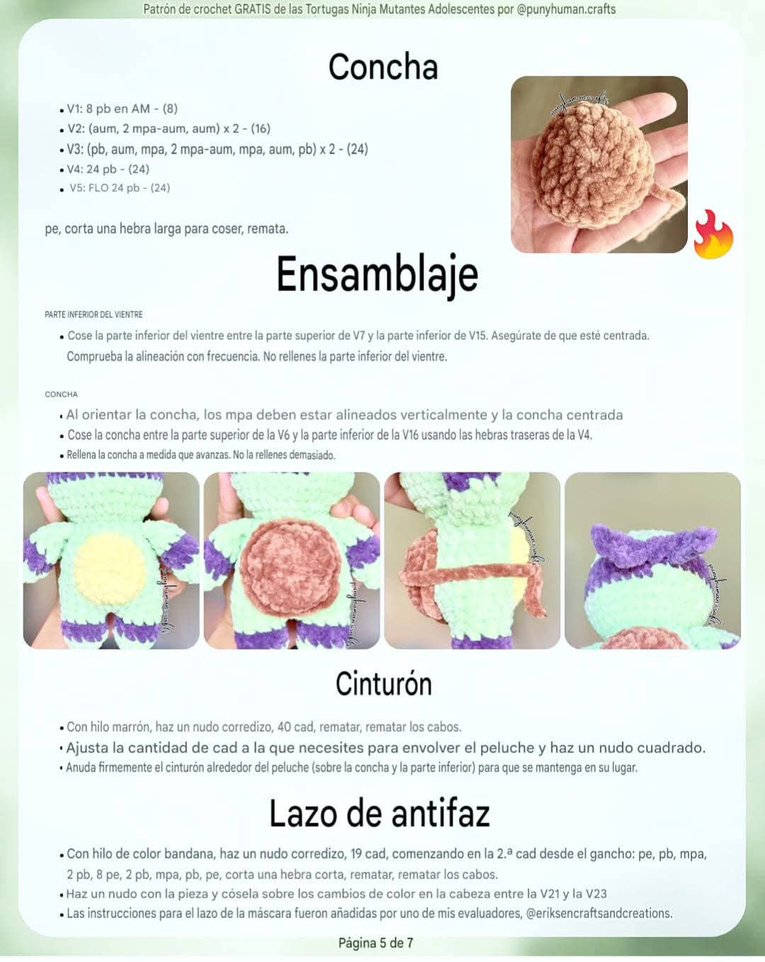 Free Crochet Pattern: Teenage Mutant Ninja Turtles Amigurumi Dolls