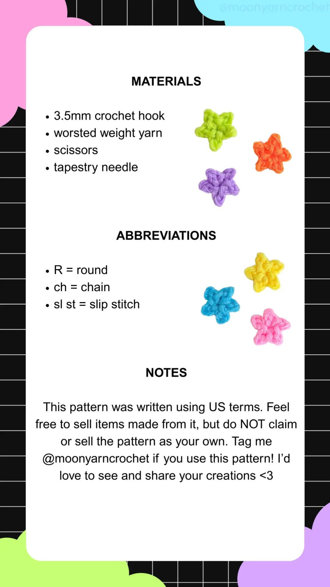 Free Crochet Pattern: Tiny Star - Simple & Quick for Beginners