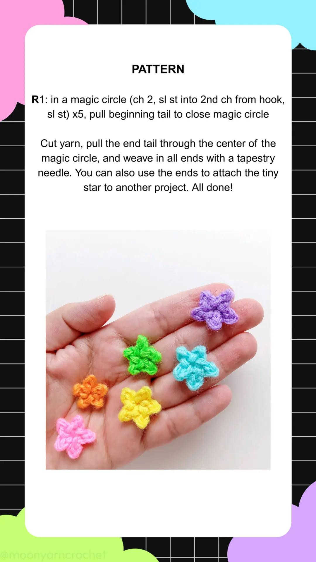 Free Crochet Pattern: Tiny Star - Simple & Quick for Beginners