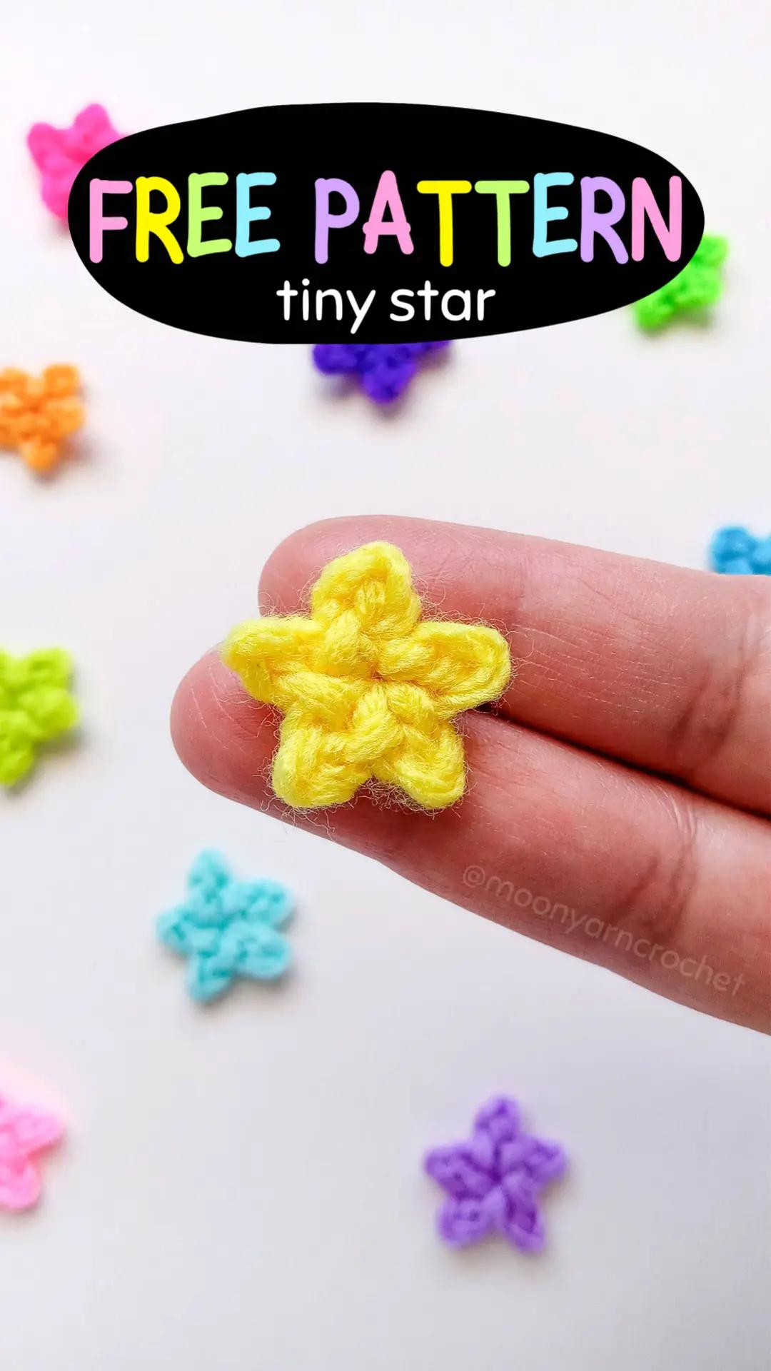 Free Crochet Pattern: Tiny Star - Simple & Quick for Beginners