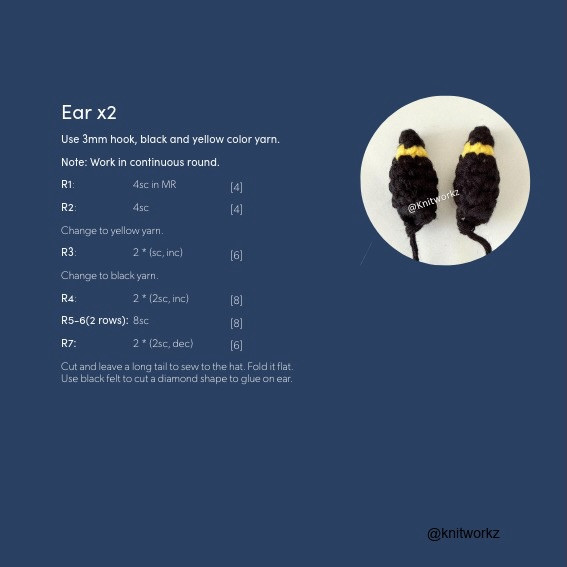 Free Crochet Pattern Umbreon Poncho with Pikachu by Knitworkz