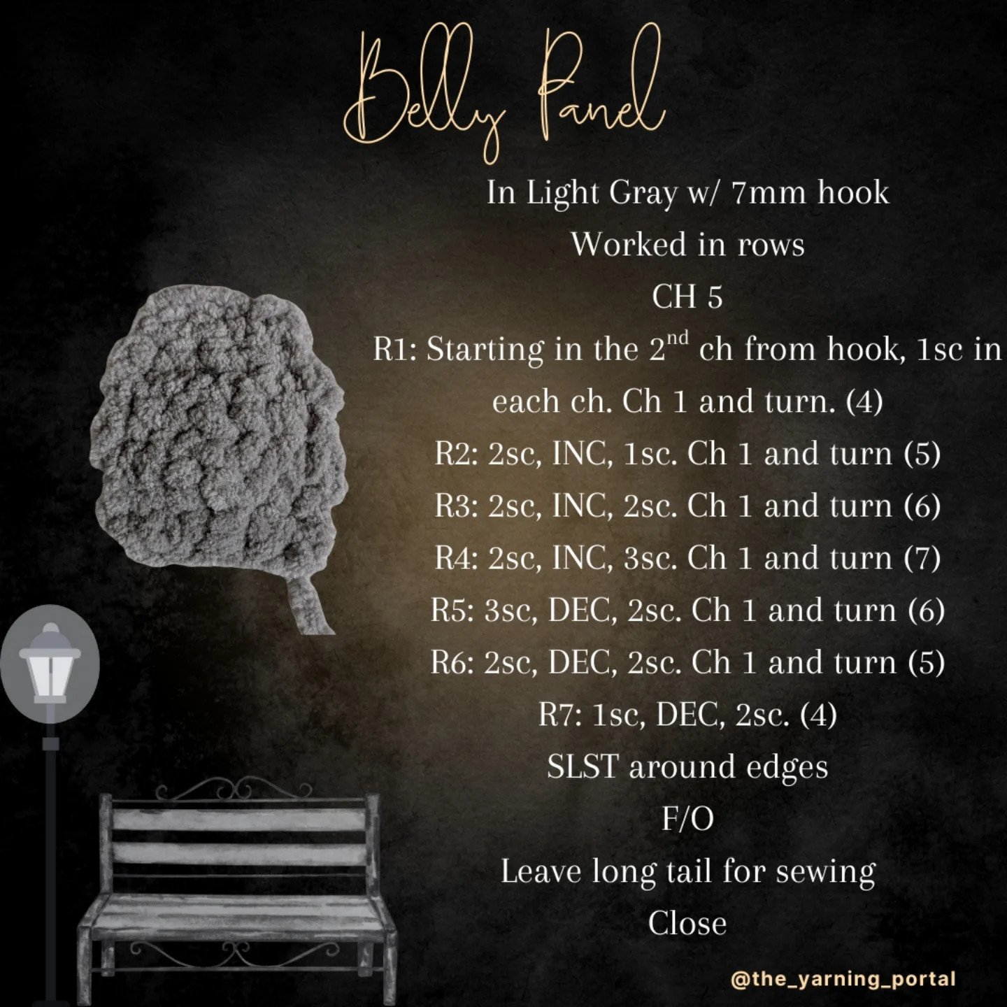 Free Crochet Pattern: Wandering Husk (Hollow Knight) Amigurumi Doll