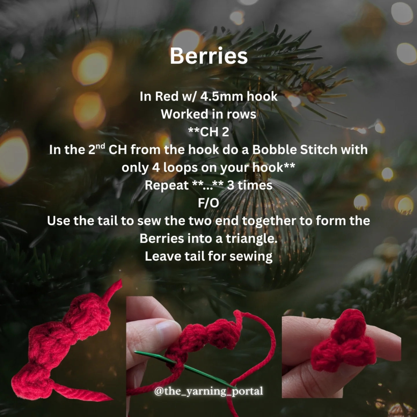 Free Crochet Pattern: Yule Candle Amigurumi