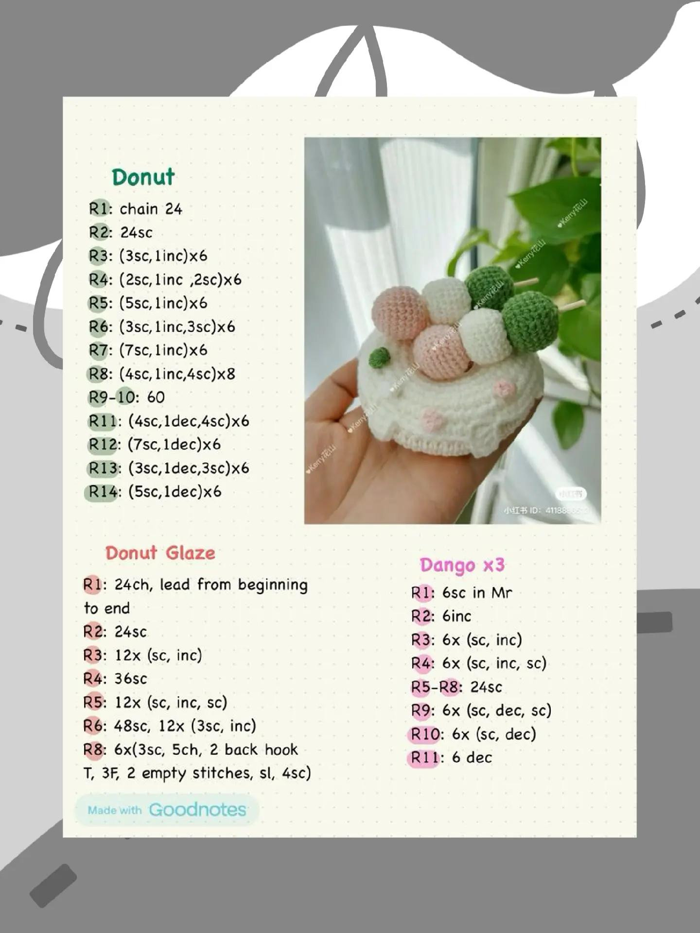 Free Crochet Patterns: Cute Chick, Mini Cake, Sushi Maki & Nigiri, Bear Christmas Tree