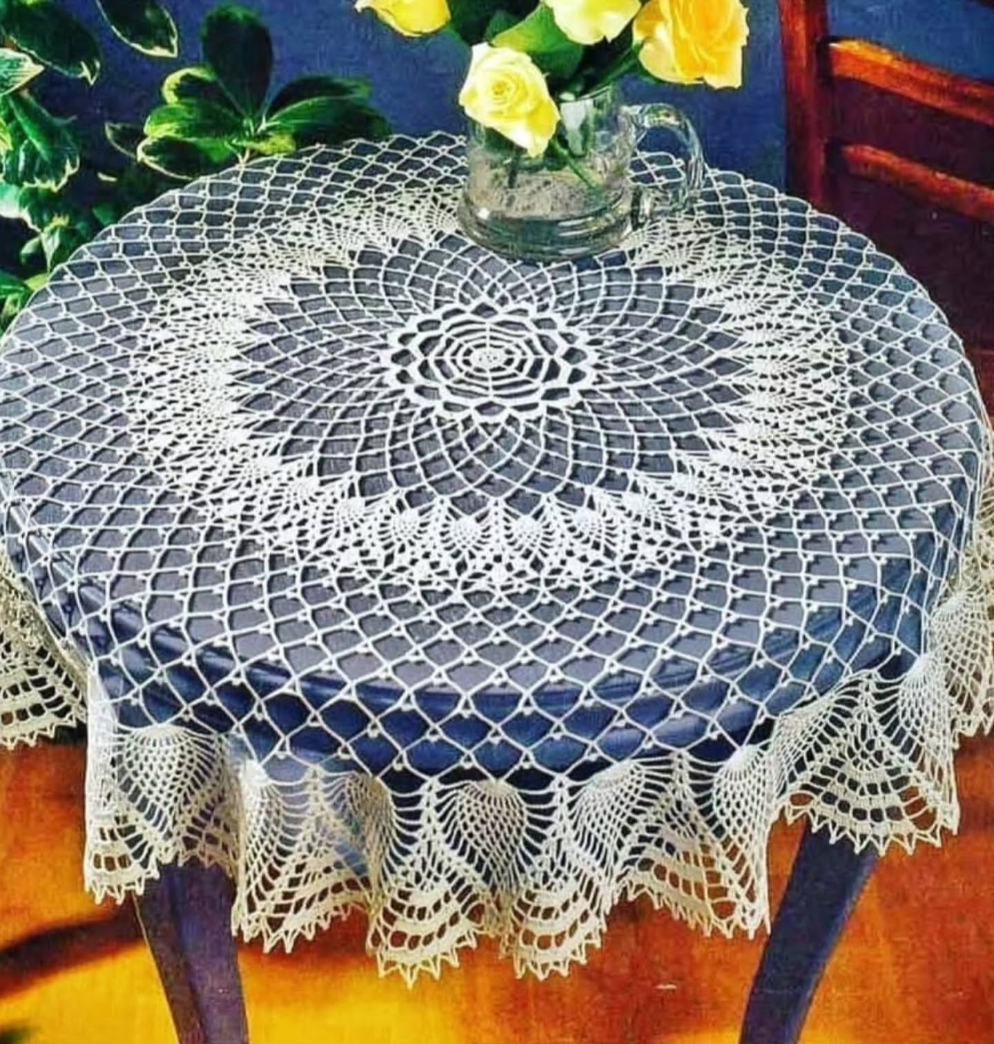 Free Crochet Patterns for White Lace Table Runners and Square Doilies with Detailed Charts
