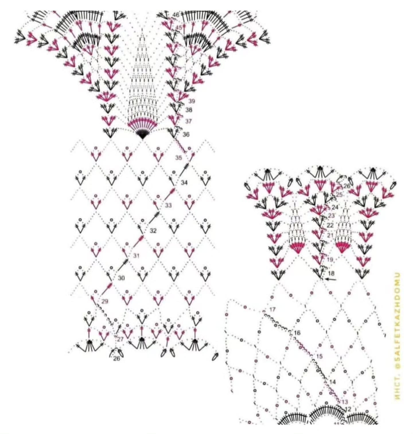 Free Crochet Patterns for White Lace Table Runners and Square Doilies with Detailed Charts