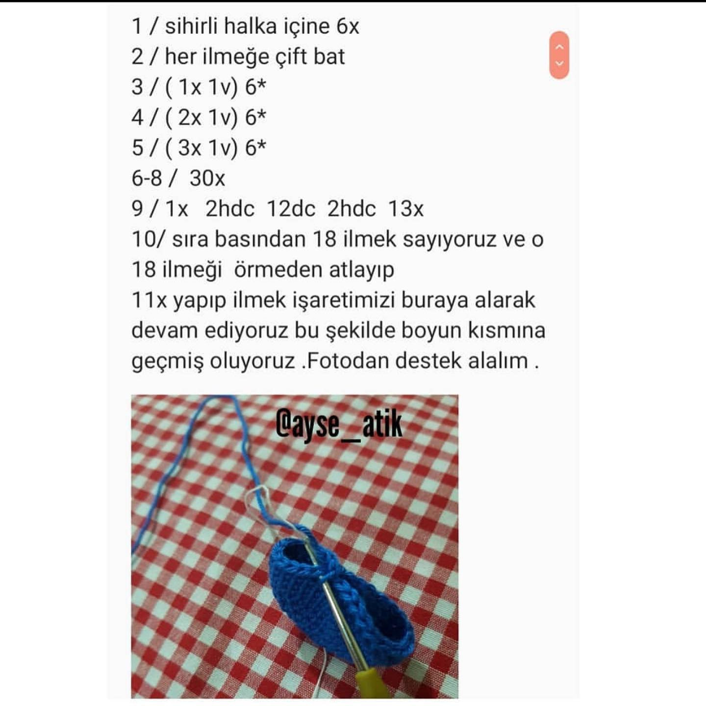 Free Crochet Peacock Amigurumi Pattern with Turkish Instructions