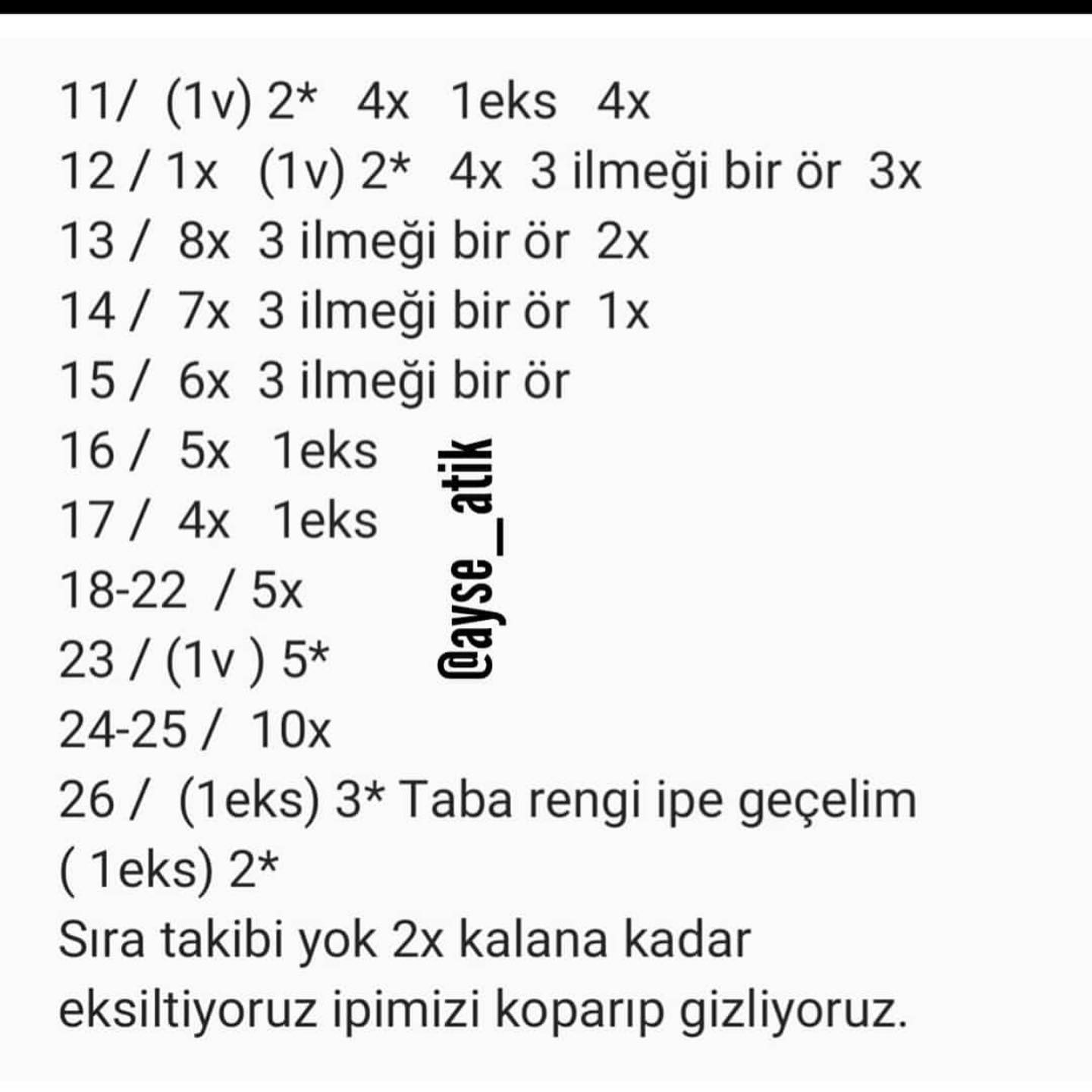 Free Crochet Peacock Amigurumi Pattern with Turkish Instructions