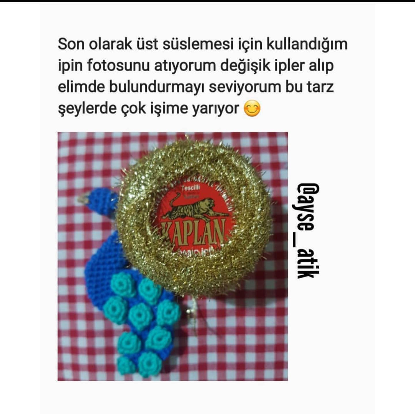 Free Crochet Peacock Amigurumi Pattern with Turkish Instructions