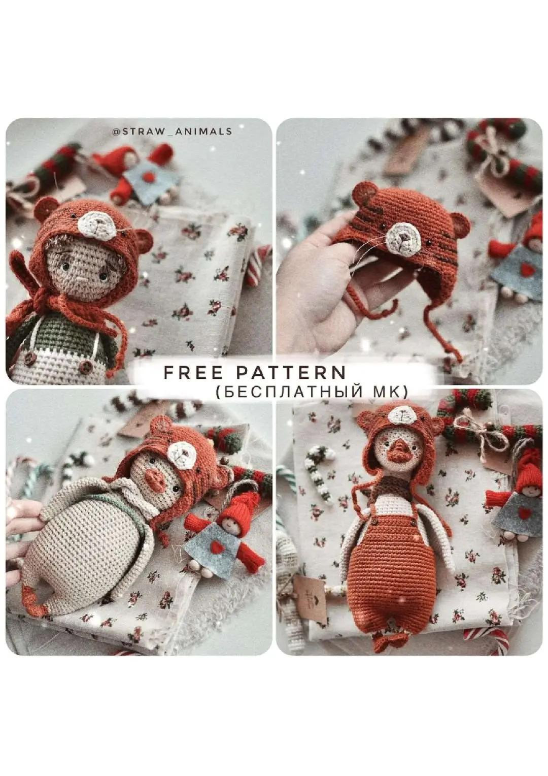 Free Crochet Tiger Hat Pattern