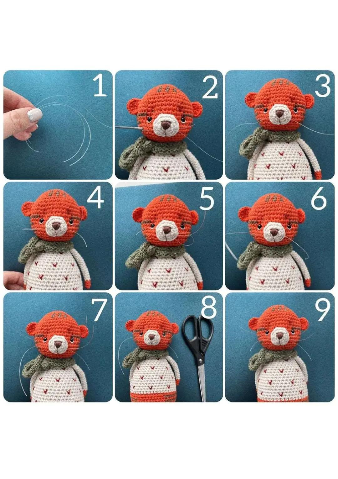 Free Crochet Tiger Hat Pattern