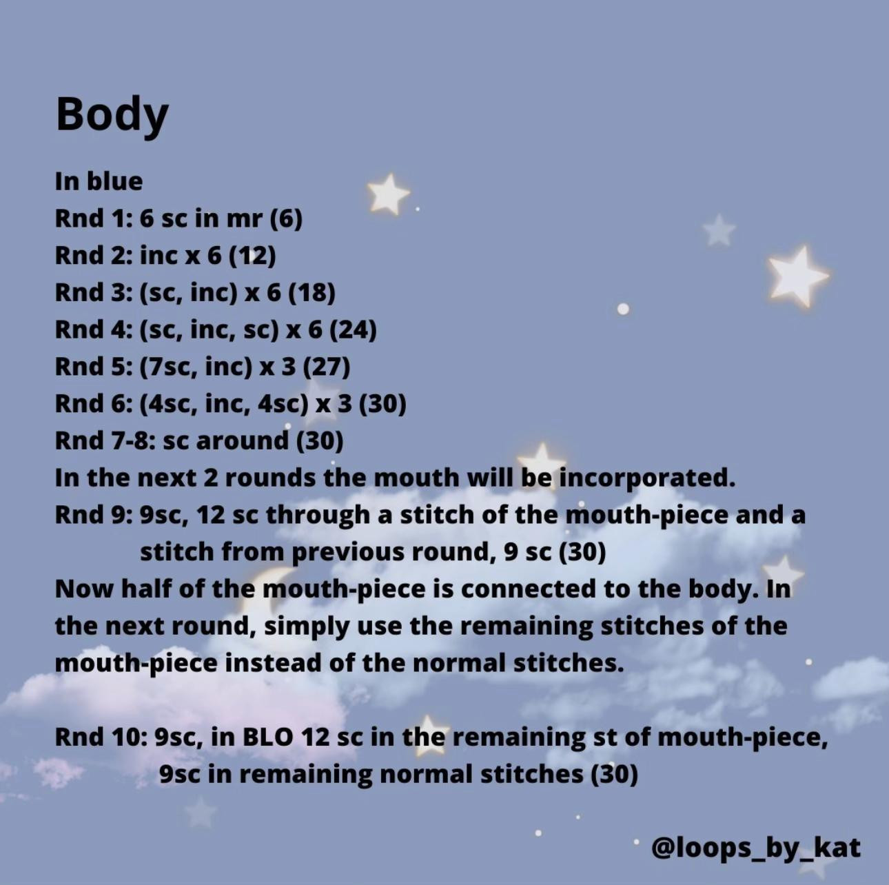 Free Crochet Zubat Pattern: Blue and Purple Bat Doll Amigurumi Tutorial