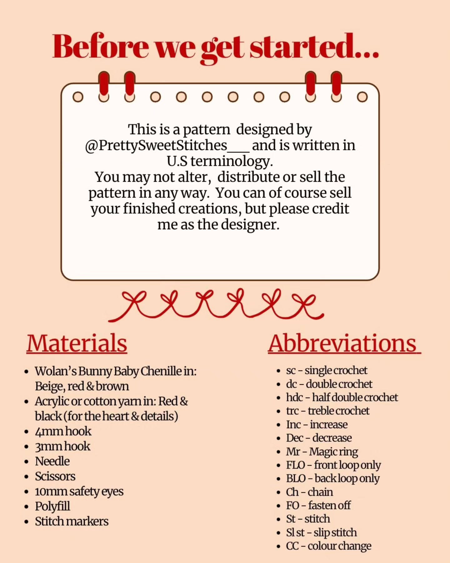 Free Jammie Dodger Crochet Pattern by PrettySweetStitches