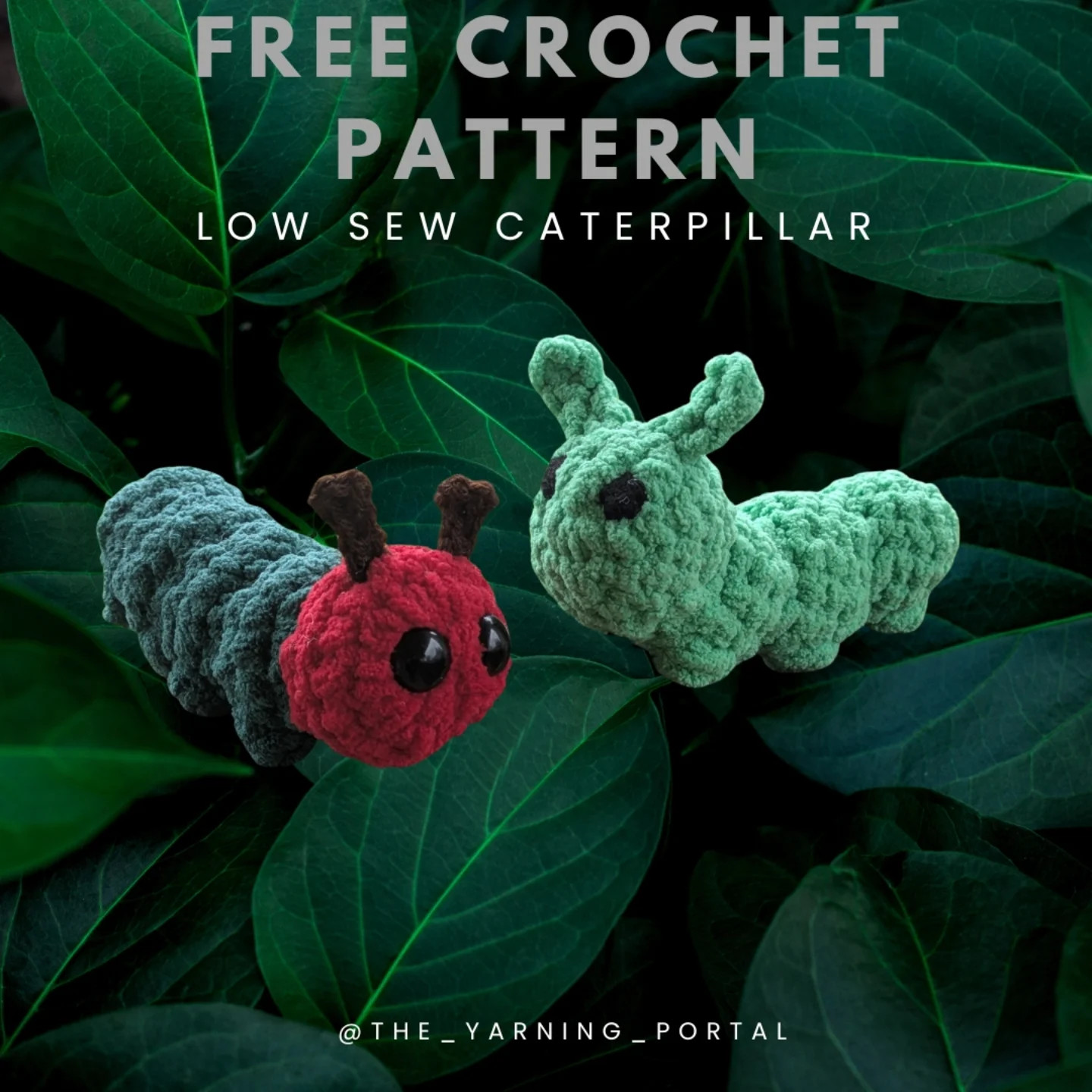 Free Low Sew Caterpillar Crochet Pattern