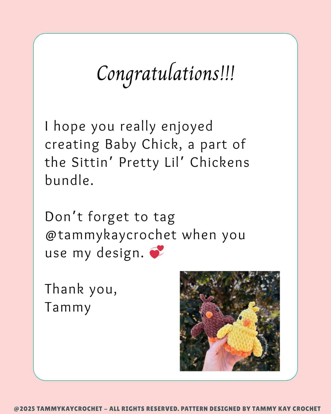Free No Sew Baby Chick Amigurumi Crochet Pattern with Step-by-Step Instructions