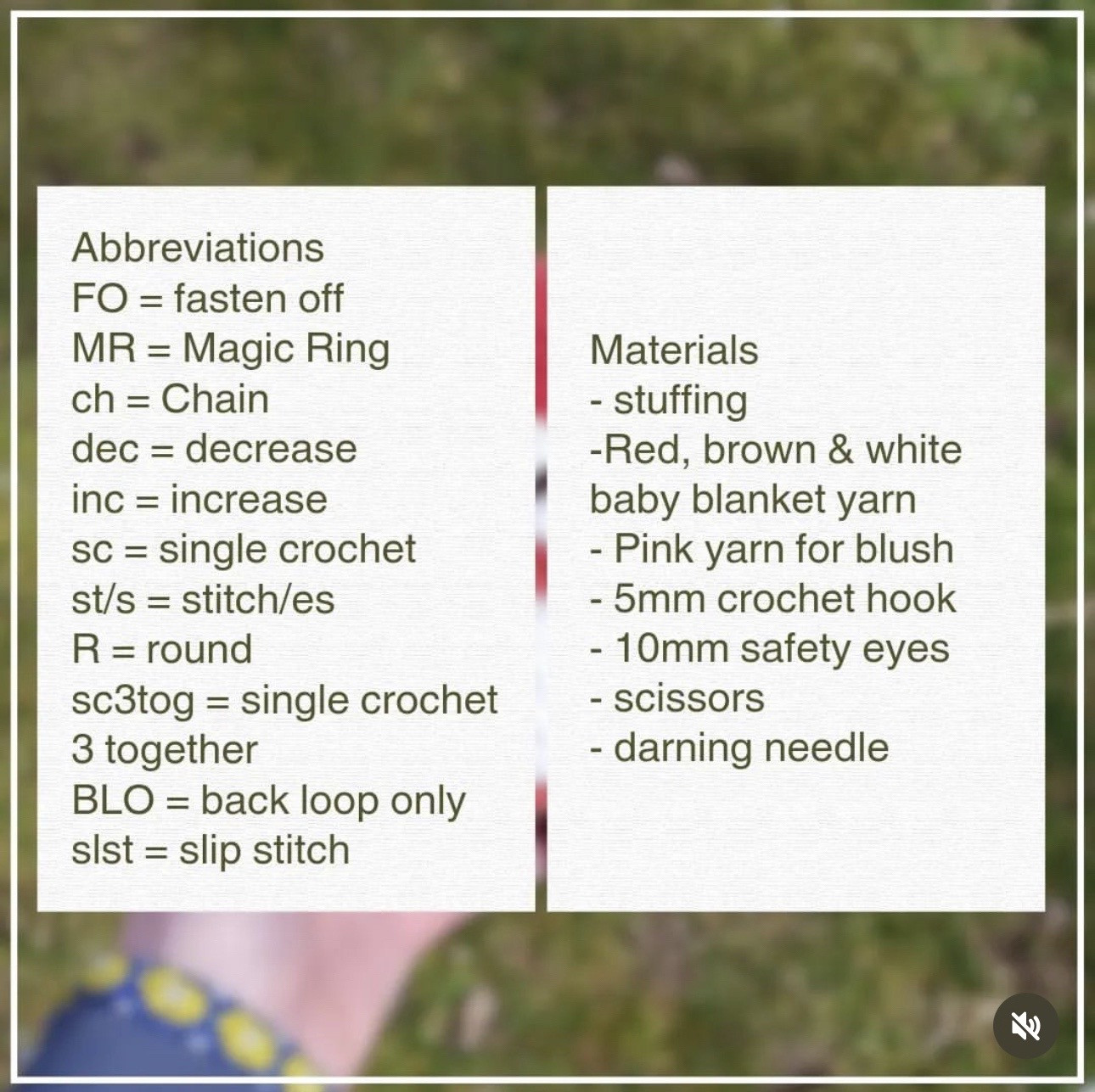 Free Pattern Crochet Amigurumi Red Panda Doll