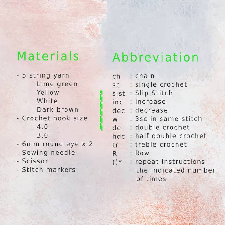 Free Pattern: Cute Lime Green Penguin Drawstring Pouch Crochet Tutorial with Materials and Abbreviations