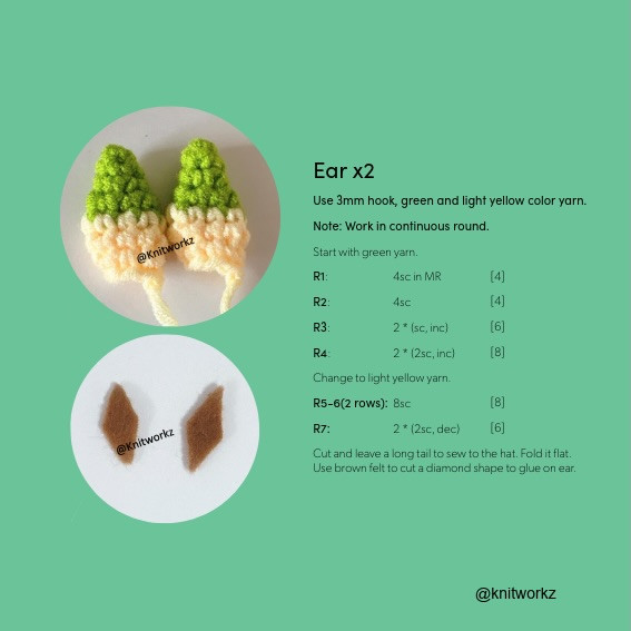 Free Pattern: Leafon Poncho with Pikachu Amigurumi Crochet Tutorial