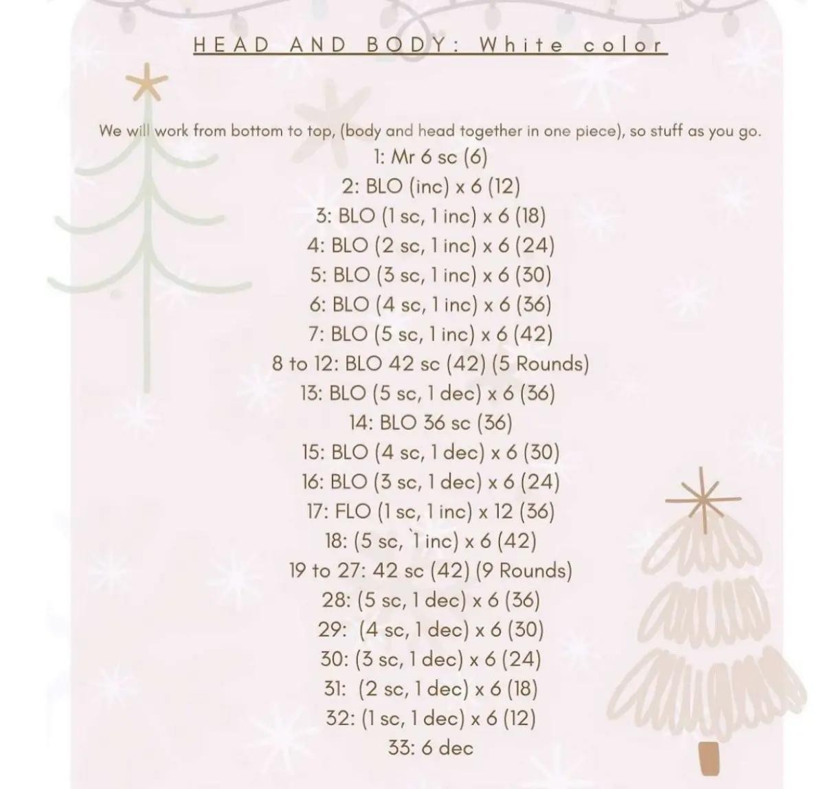 Free Snowy Christmas Crochet Pattern: Cute Amigurumi Doll