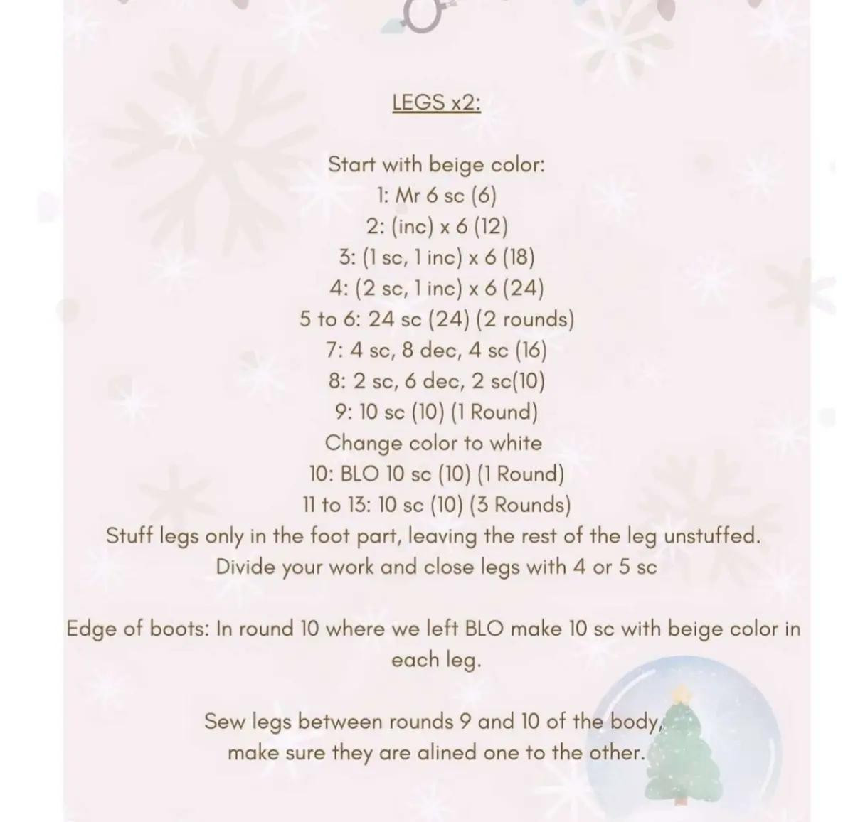 Free Snowy Christmas Crochet Pattern: Cute Amigurumi Doll