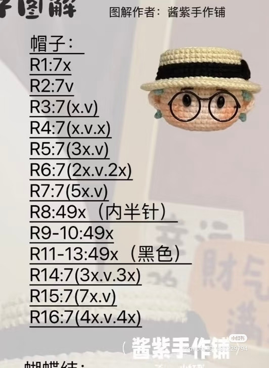 G-Dragon Amigurumi Crochet Pattern: White Suit, Red Shirt, Hat