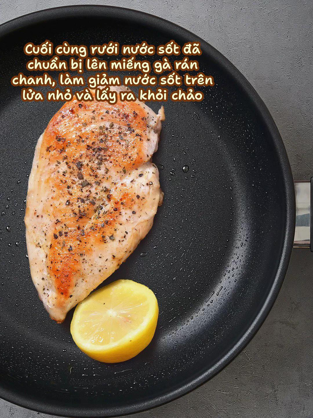 Gà áp chảo chanh - Món ăn vặt Tết giòn tan, vàng ruộm với nước sốt chua ngọt hấp dẫn