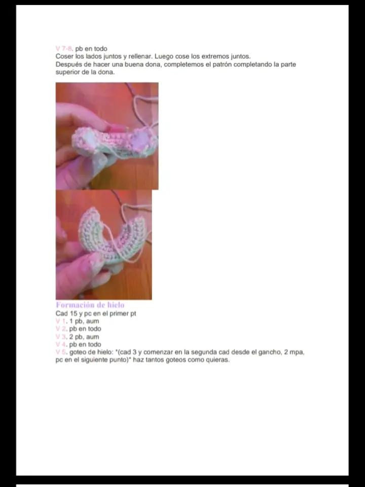 Gato y Rosquilla PDF Amigurumi Patrón Gratis
