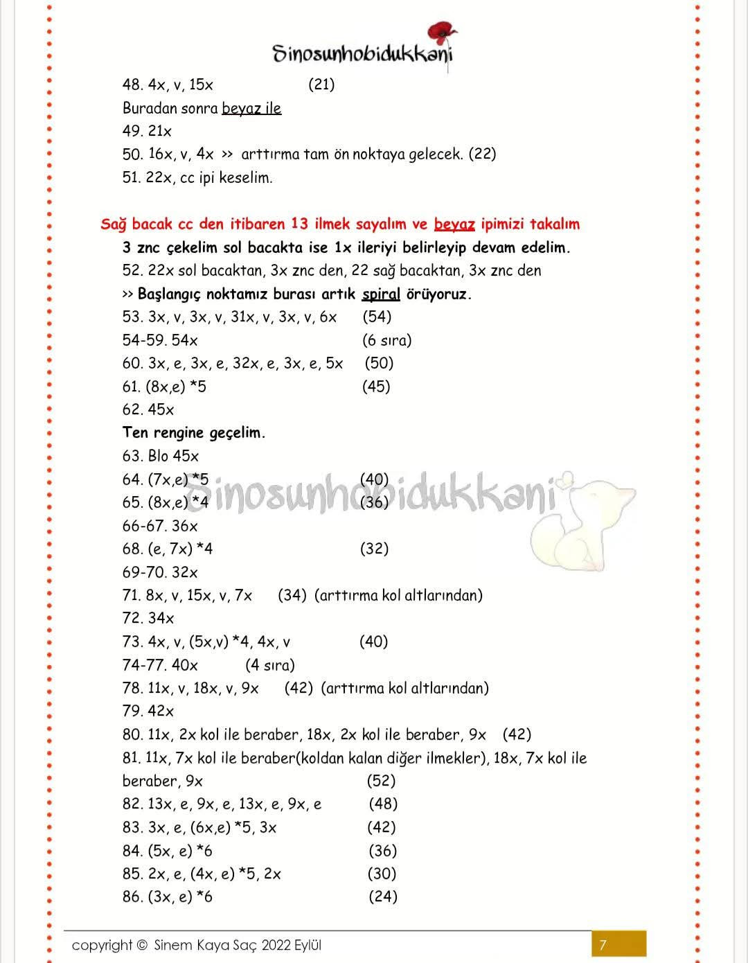 Gelinçik Elora Crochet Doll Pattern with Black Dress and Red Flower