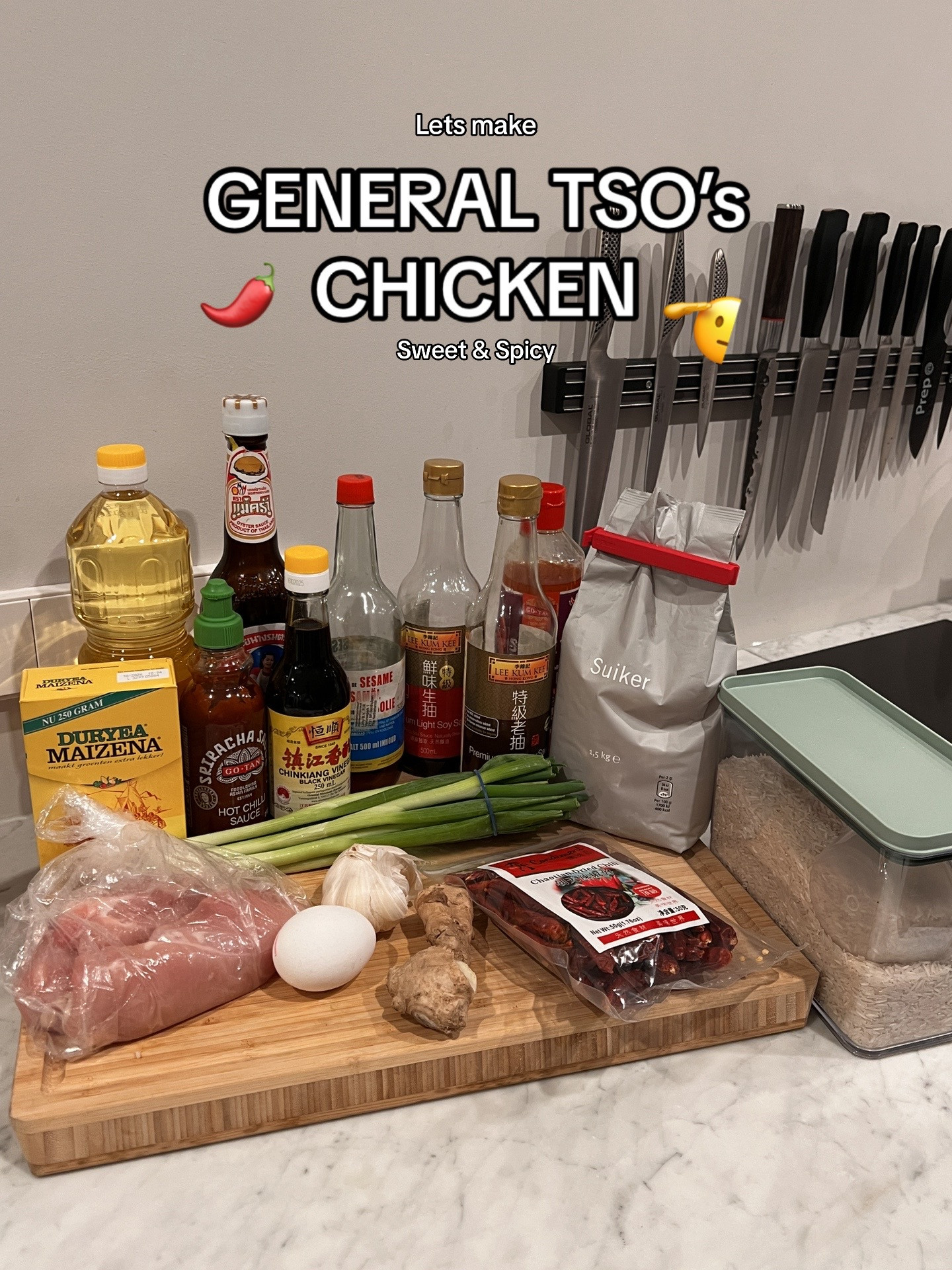 General Tso's Chicken Recipe with Rice
