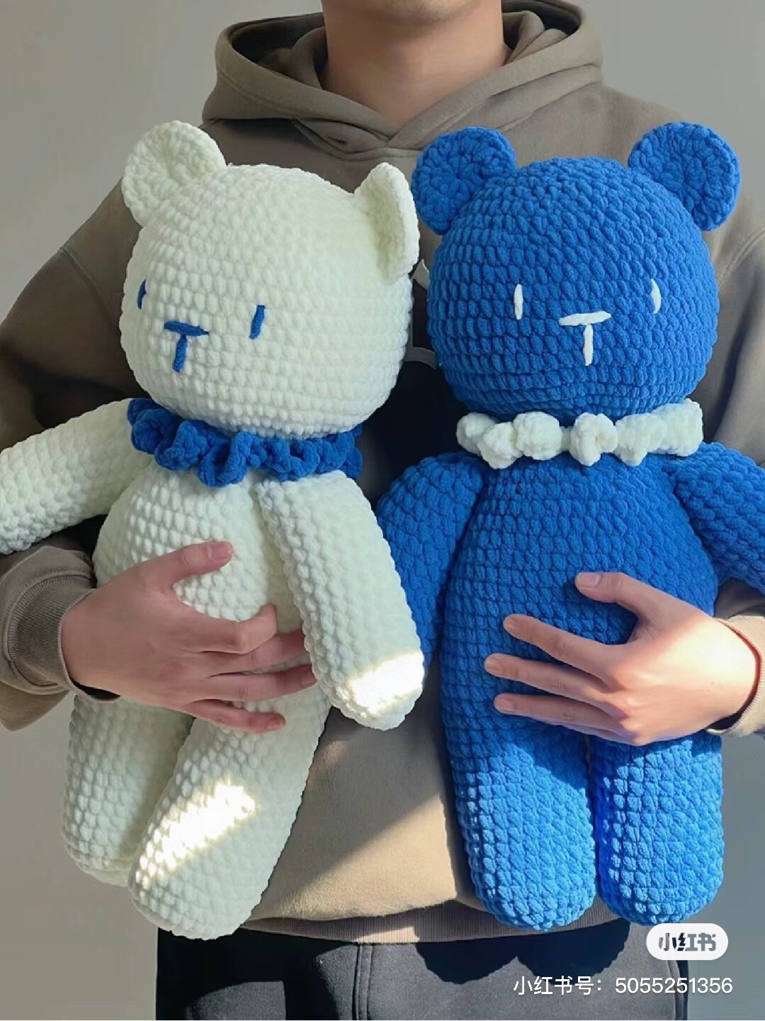 Giant Ice-lolly Bear Doll Crochet Pattern Chart