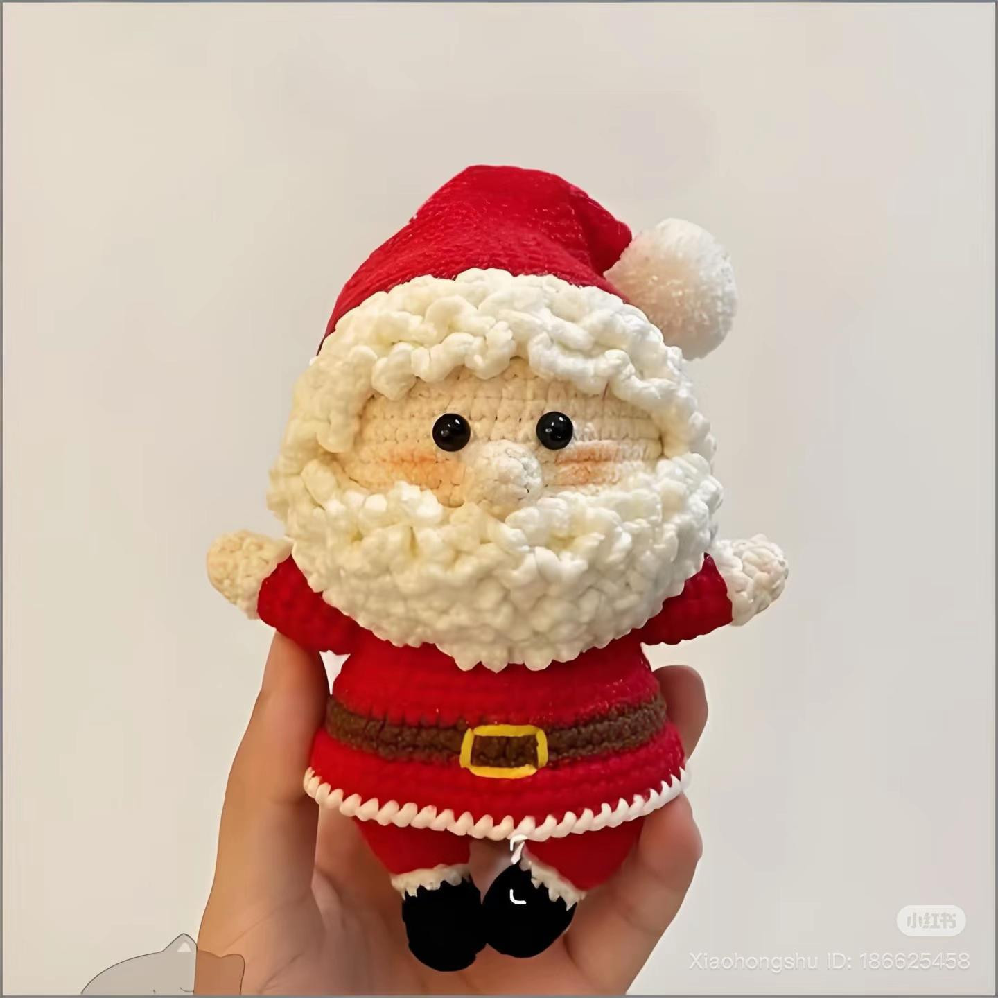Giant Santa Claus Amigurumi Crochet Pattern Chart