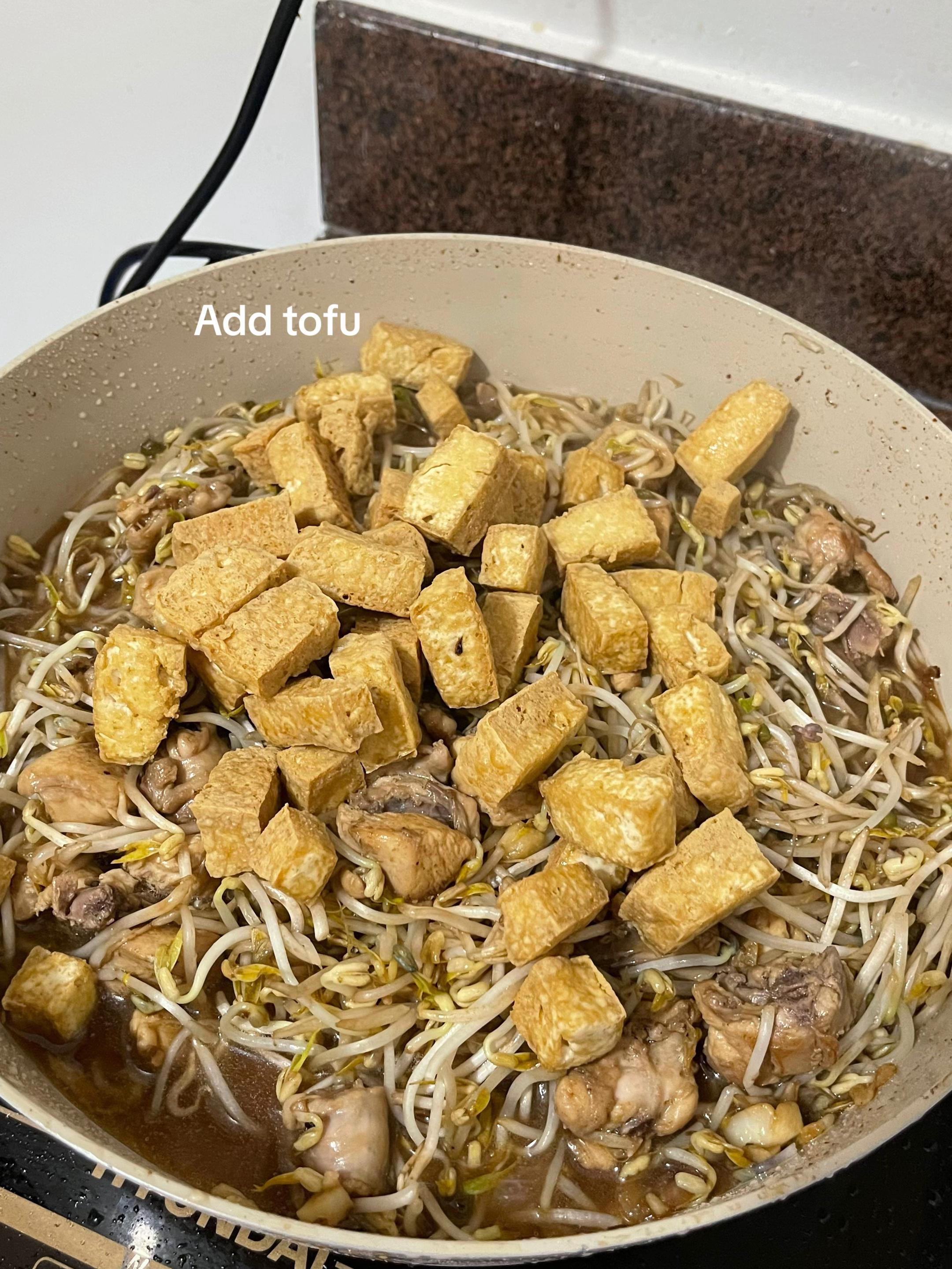 Ginisang Togue with Chicken and Tofu: Easy, Affordable, and Healthy Filipino Recipe